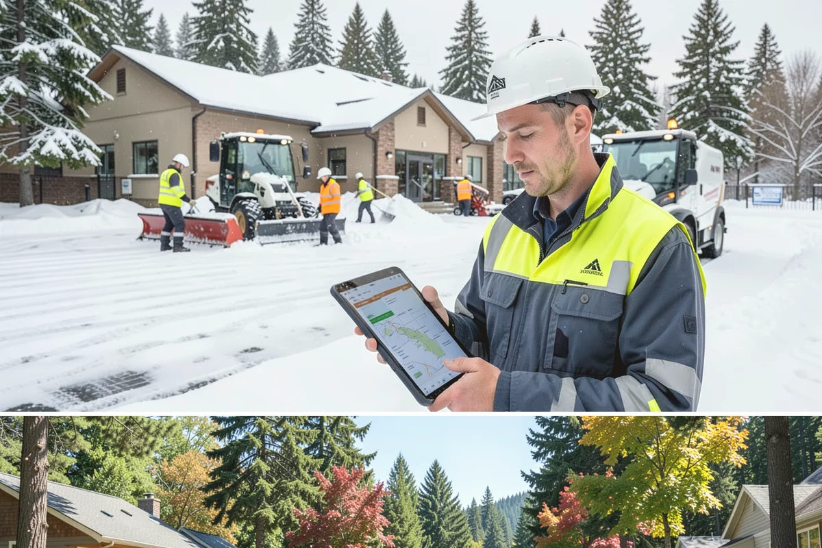 Fire Lane Snow Removal in Orting, Pierce County, WA - Keep fire lanes on a priority contract for the whole lowland snow season, roughly November through March.