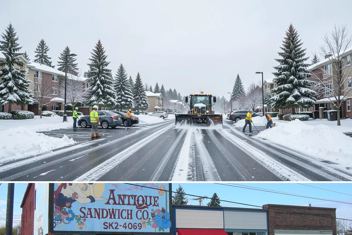 Fire Lane Snow Removal in Ruston, Pierce County, WA - Keep fire lanes on a priority contract for the whole lowland snow season, roughly November through March.