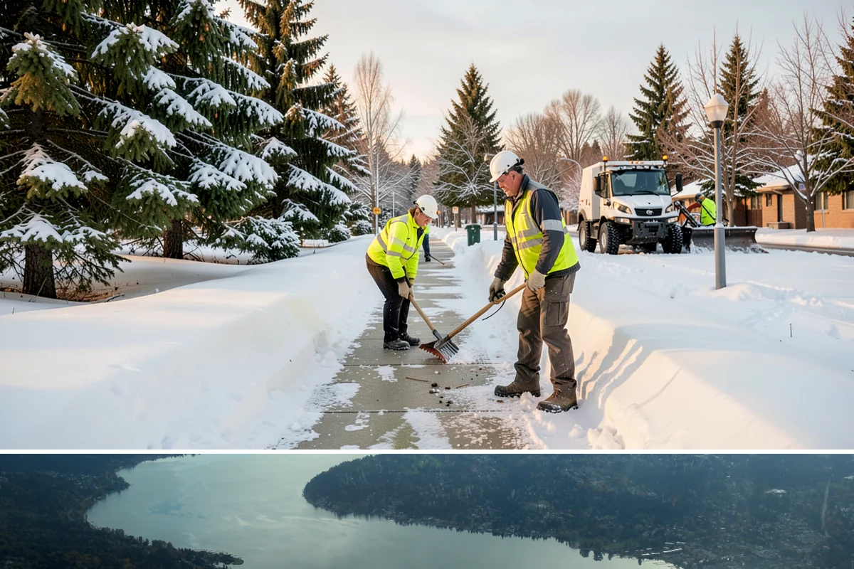 Fire Lane Snow Removal in Sammamish, King County, WA - Keep fire lanes on a priority contract for the whole lowland snow season, roughly November through March.