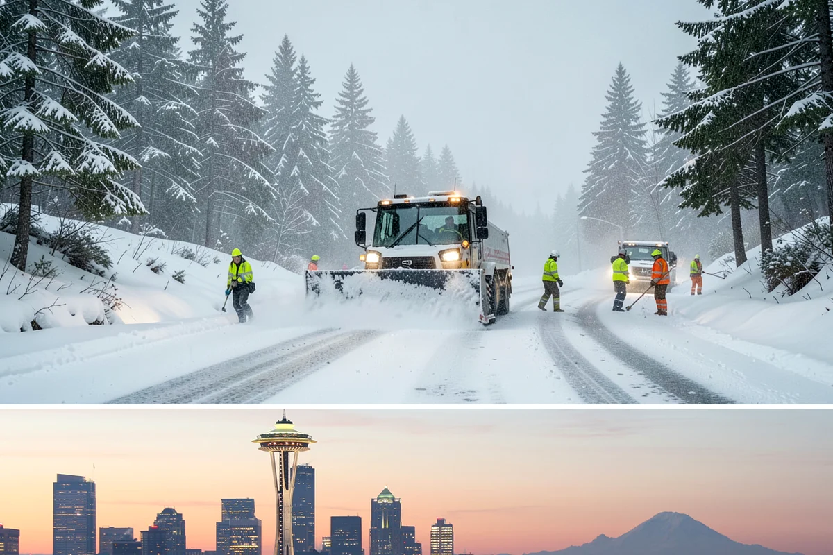 Fire Lane Snow Removal in Seattle, King County, WA - Keep fire lanes on a priority contract for the whole lowland snow season, roughly November through March.