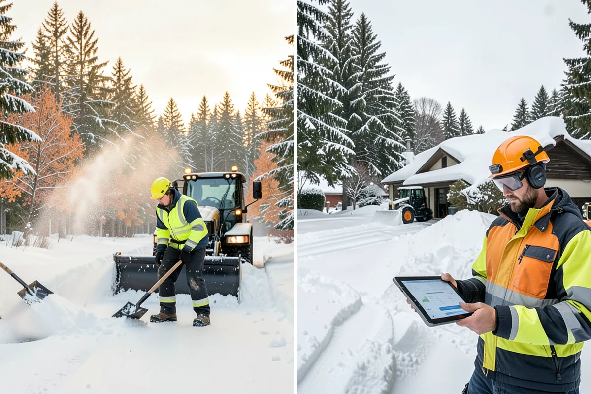 Fire Lane Snow Removal in Sedro-Woolley, Skagit County, WA - Plow the marked fire lane to full apparatus width