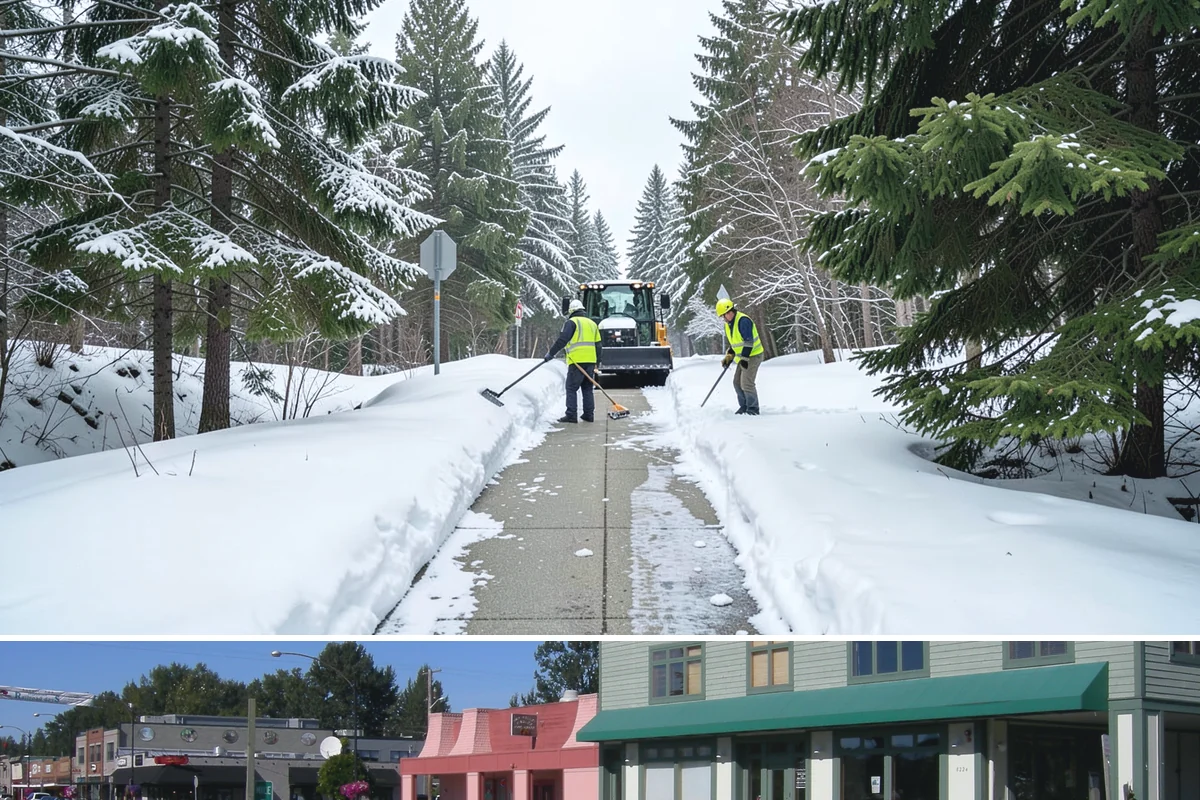 Fire Lane Snow Removal in Snoqualmie, King County, WA - Keep fire lanes on a priority contract for the whole lowland snow season, roughly November through March.