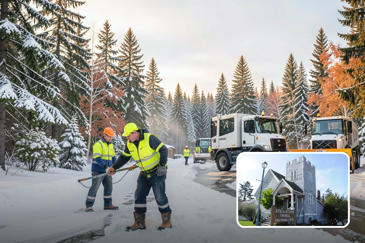 Fire Lane Snow Removal in Steilacoom, Pierce County, WA - Keeps emergency apparatus access open and code-compliant