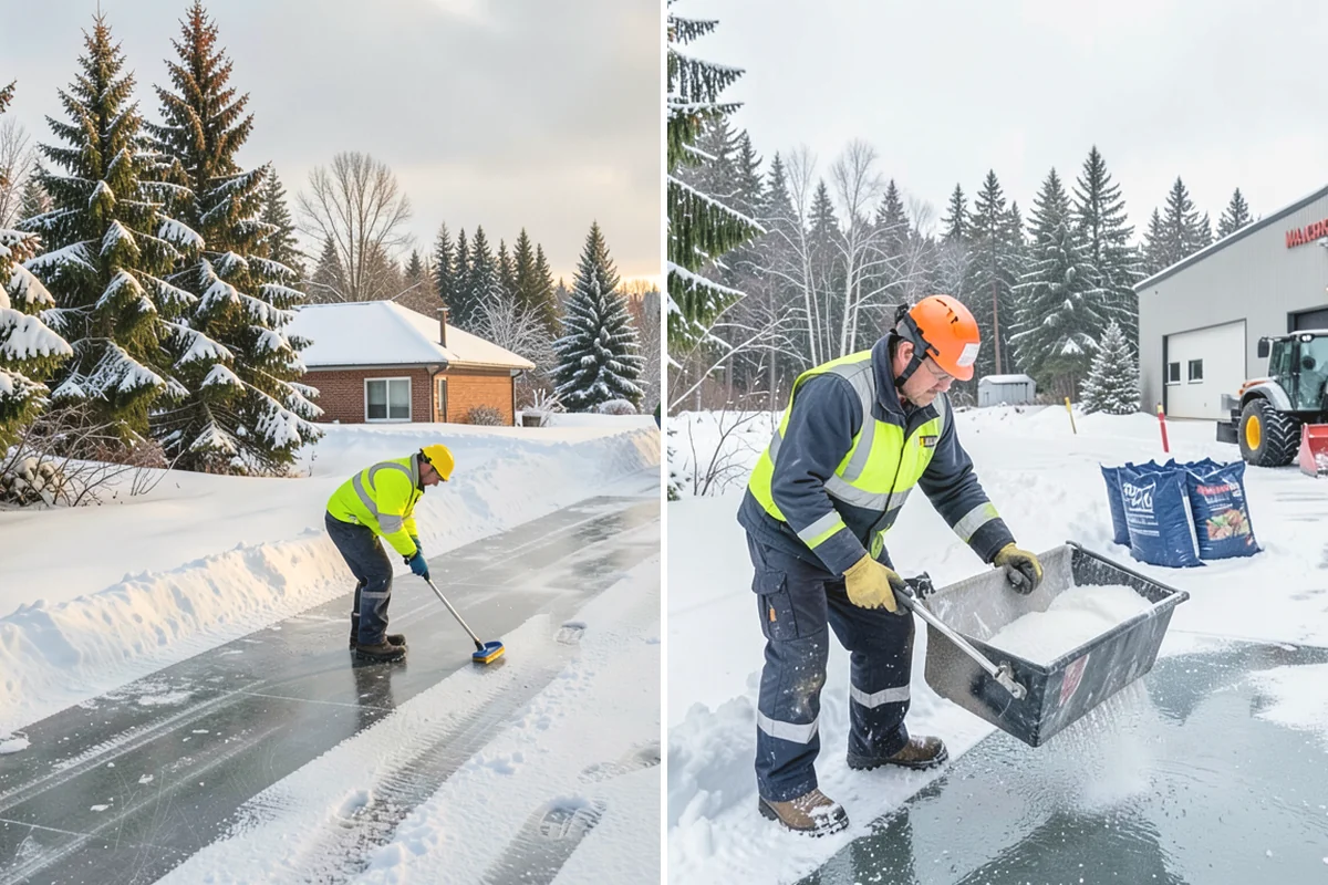 Fire Lane Snow Removal in Steilacoom, Pierce County, WA - Plow the marked fire lane to full apparatus width
