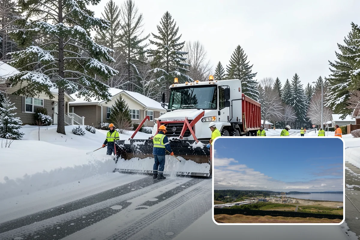 Fire Lane Snow Removal in University Place, Pierce County, WA - Keeps emergency apparatus access open and code-compliant