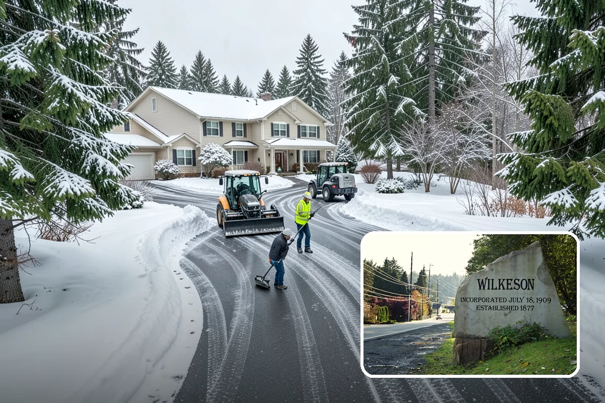Fire Lane Snow Removal in Wilkeson, Pierce County, WA - Keeps emergency apparatus access open and code-compliant
