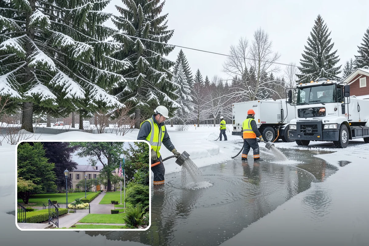 Fire Lane Snow Removal in Woodinville, King County, WA - Keeps emergency apparatus access open and code-compliant