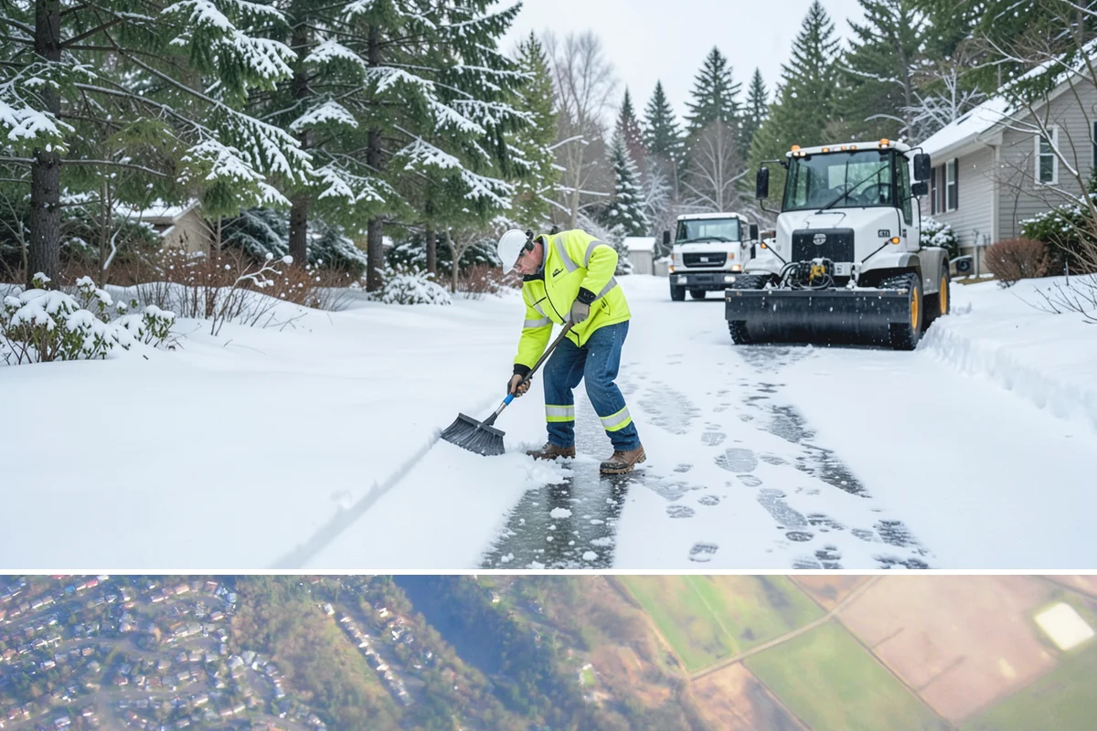 Fire Station Snow Removal in Algona, King County, WA - Stations need dependable readiness November through February, especially during overnight cold snaps.