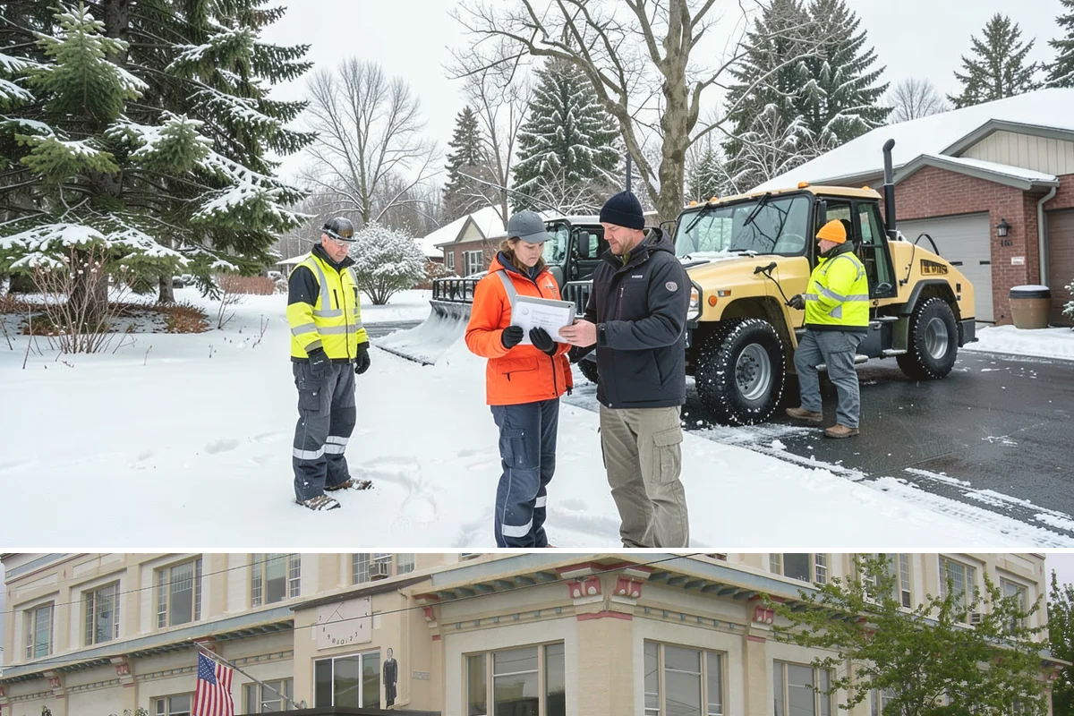 Fire Station Snow Removal in Anacortes, Skagit County, WA - Stations need dependable readiness November through February, especially during overnight cold snaps.