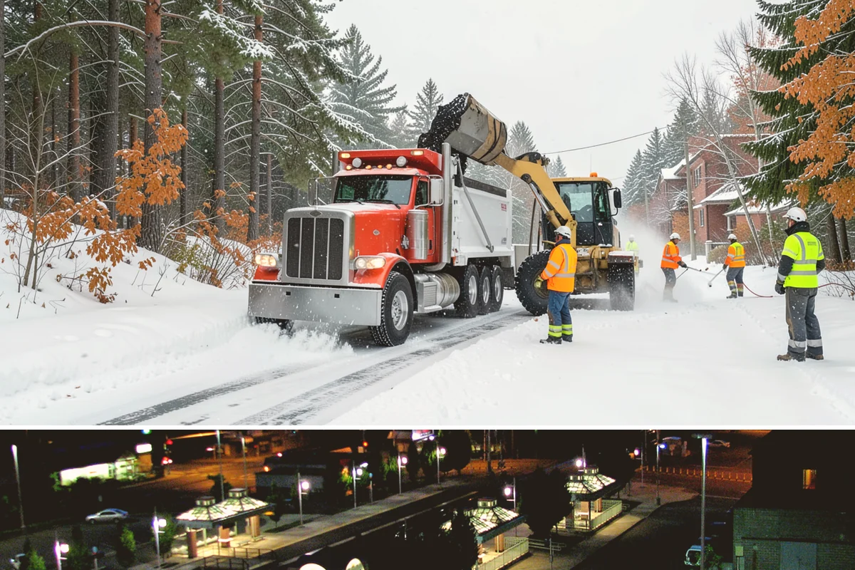 Fire Station Snow Removal in Auburn, King County, WA - Stations need dependable readiness November through February, especially during overnight cold snaps.