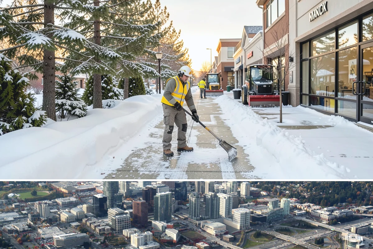 Fire Station Snow Removal in Bellevue, King County, WA - Stations need dependable readiness November through February, especially during overnight cold snaps.