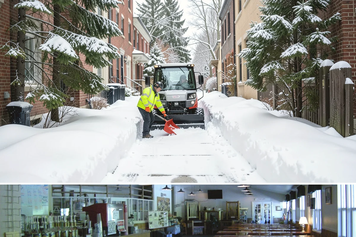Fire Station Snow Removal in Black Diamond, King County, WA - Stations need dependable readiness November through February, especially during overnight cold snaps.