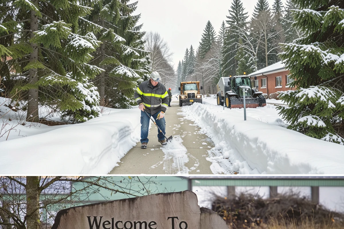 Fire Station Snow Removal in Buckley, Pierce County, WA - Stations need dependable readiness November through February, especially during overnight cold snaps.