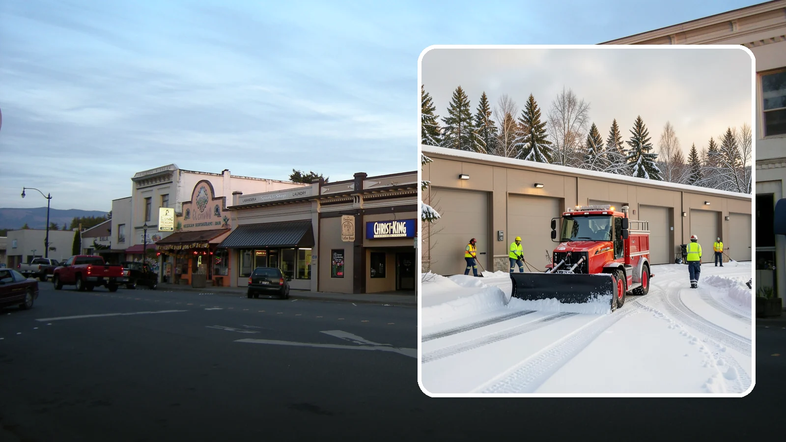Fire Station Snow Removal in Burlington, Skagit County, WA - Apparatus bays and response routes have to stay clear the second the alarm sounds, so we keep fire stations ready to roll in any...