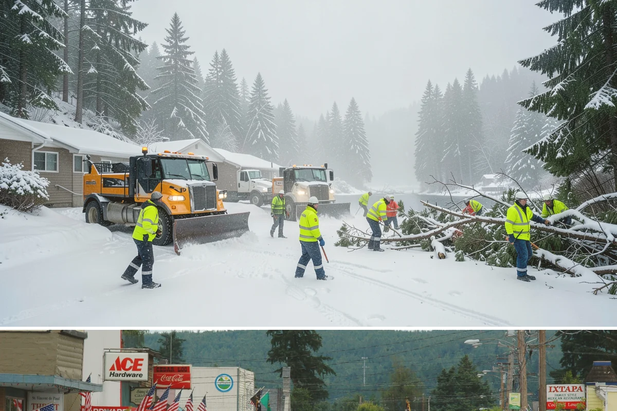 Fire Station Snow Removal in Carnation, King County, WA - Stations need dependable readiness November through February, especially during overnight cold snaps.
