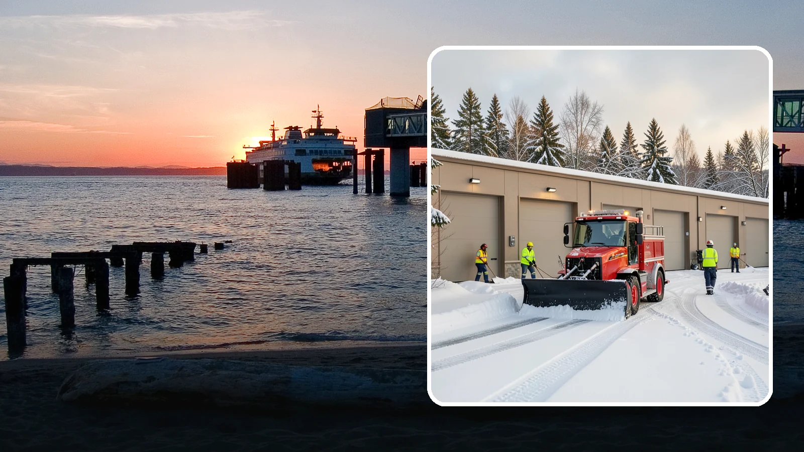 Fire Station Snow Removal in Edmonds, Snohomish County, WA - Apparatus bays and response routes have to stay clear the second the alarm sounds, so we keep fire stations ready to roll in any...