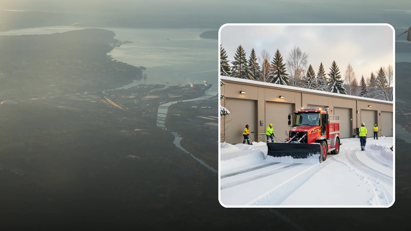 Fire Station Snow Removal in Fife, Pierce County, WA - Apparatus bays and response routes have to stay clear the second the alarm sounds, so we keep fire stations ready to roll in any...