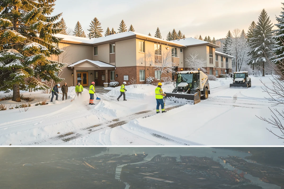 Fire Station Snow Removal in Fife, Pierce County, WA - Stations need dependable readiness November through February, especially during overnight cold snaps.