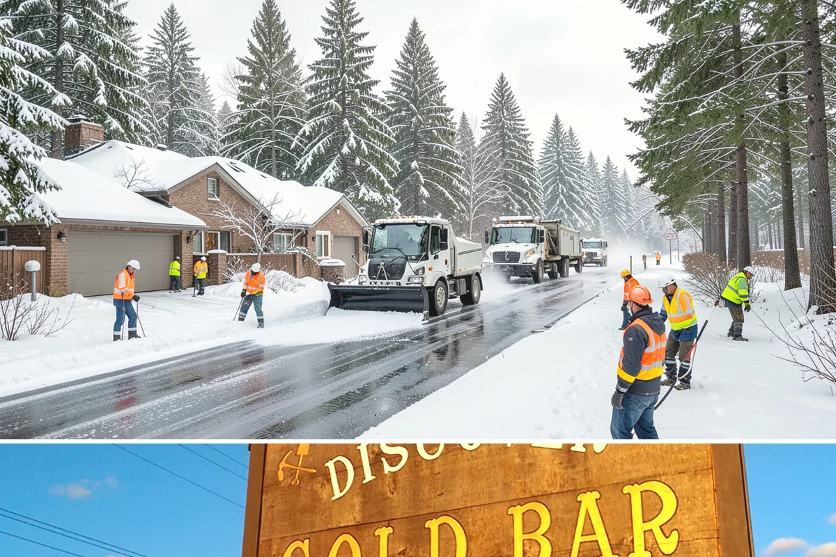 Fire Station Snow Removal in Gold Bar, Snohomish County, WA - Stations need dependable readiness November through February, especially during overnight cold snaps.