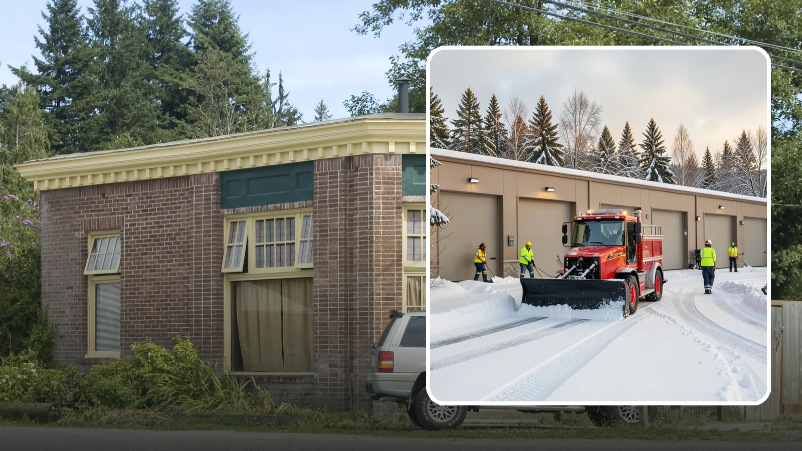 Fire Station Snow Removal in Hamilton, Skagit County, WA - Apparatus bays and response routes have to stay clear the second the alarm sounds, so we keep fire stations ready to roll in any...