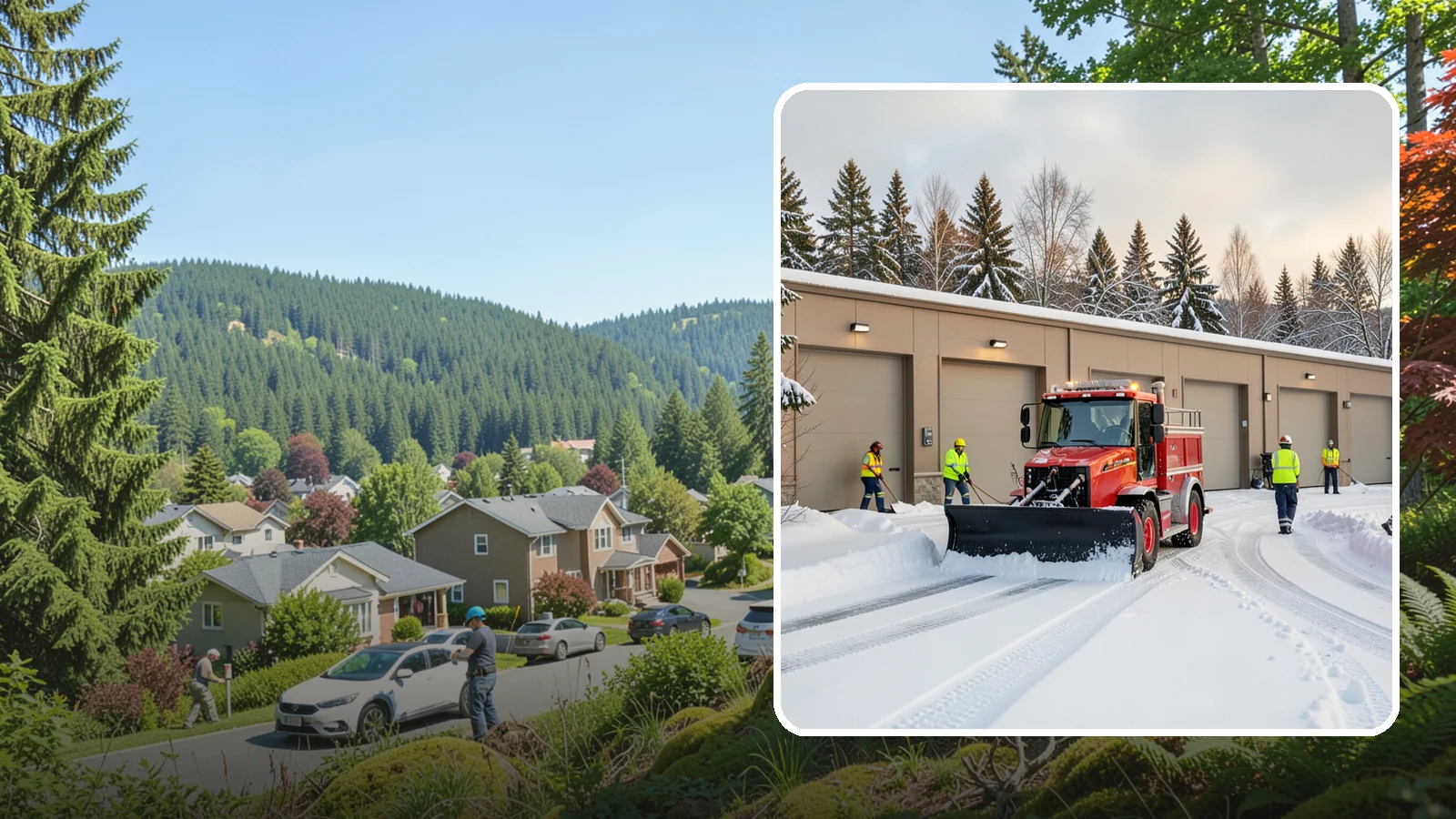 Fire Station Snow Removal in Index, Snohomish County, WA - Apparatus bays and response routes have to stay clear the second the alarm sounds, so we keep fire stations ready to roll in any...