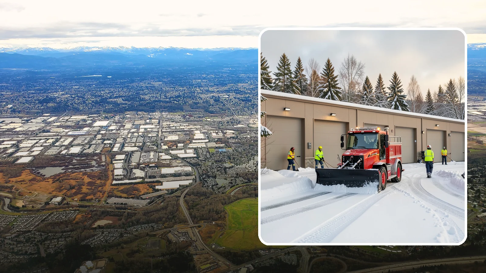 Fire Station Snow Removal in Kent, King County, WA - Apparatus bays and response routes have to stay clear the second the alarm sounds, so we keep fire stations ready to roll in any...
