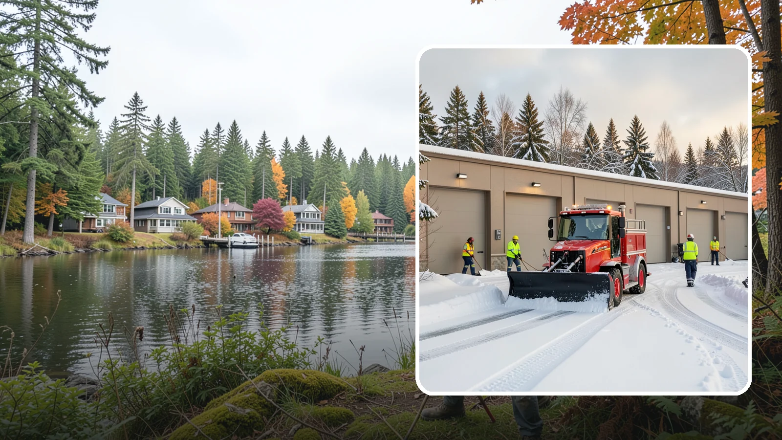 Fire Station Snow Removal in La Conner, Skagit County, WA - Apparatus bays and response routes have to stay clear the second the alarm sounds, so we keep fire stations ready to roll in any...