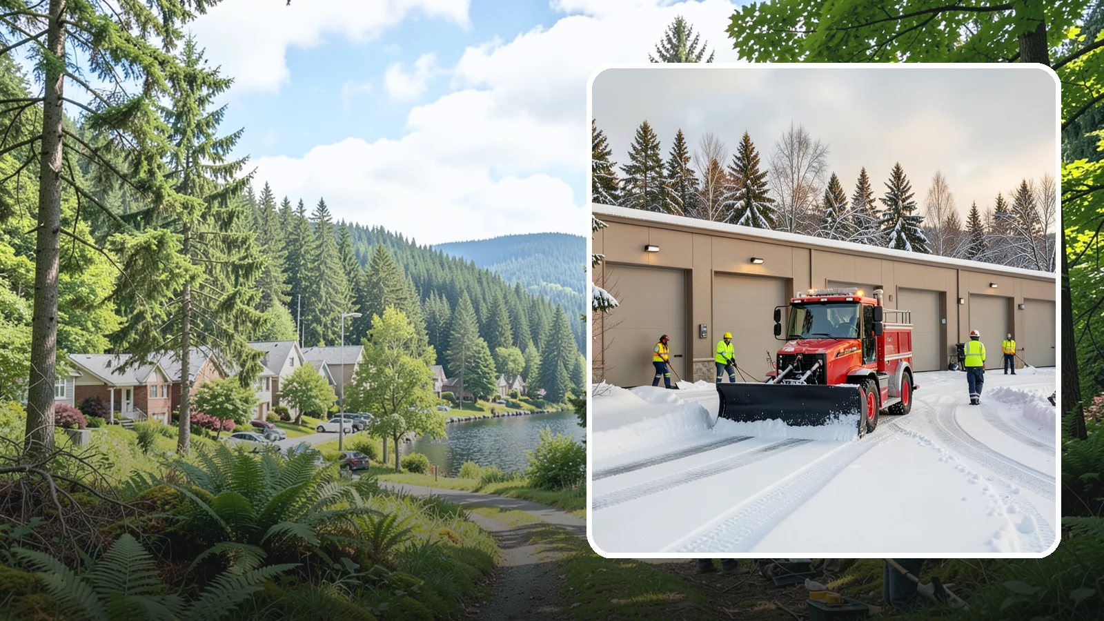 Fire Station Snow Removal in Lake Forest Park, King County, WA - Apparatus bays and response routes have to stay clear the second the alarm sounds, so we keep fire stations ready to roll in any...