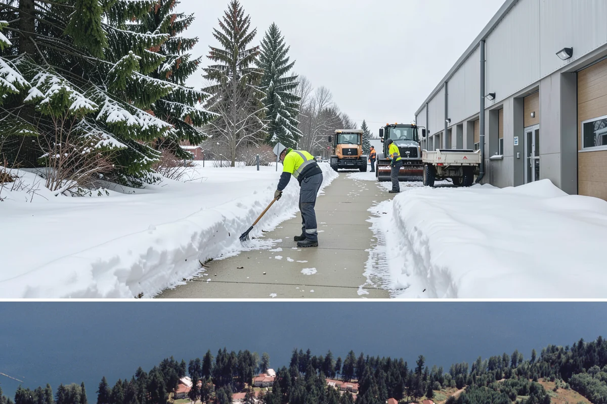 Fire Station Snow Removal in Lakewood, Pierce County, WA - Stations need dependable readiness November through February, especially during overnight cold snaps.