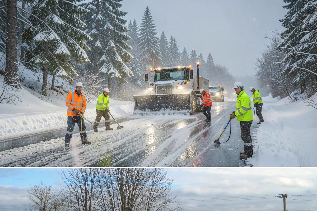 Fire Station Snow Removal in Langley, Island County, WA - Stations need dependable readiness November through February, especially during overnight cold snaps.