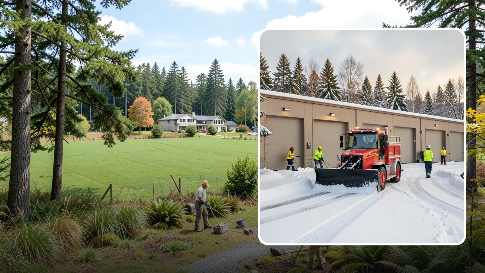 Fire Station Snow Removal in Lyman, Skagit County, WA - Apparatus bays and response routes have to stay clear the second the alarm sounds, so we keep fire stations ready to roll in any...