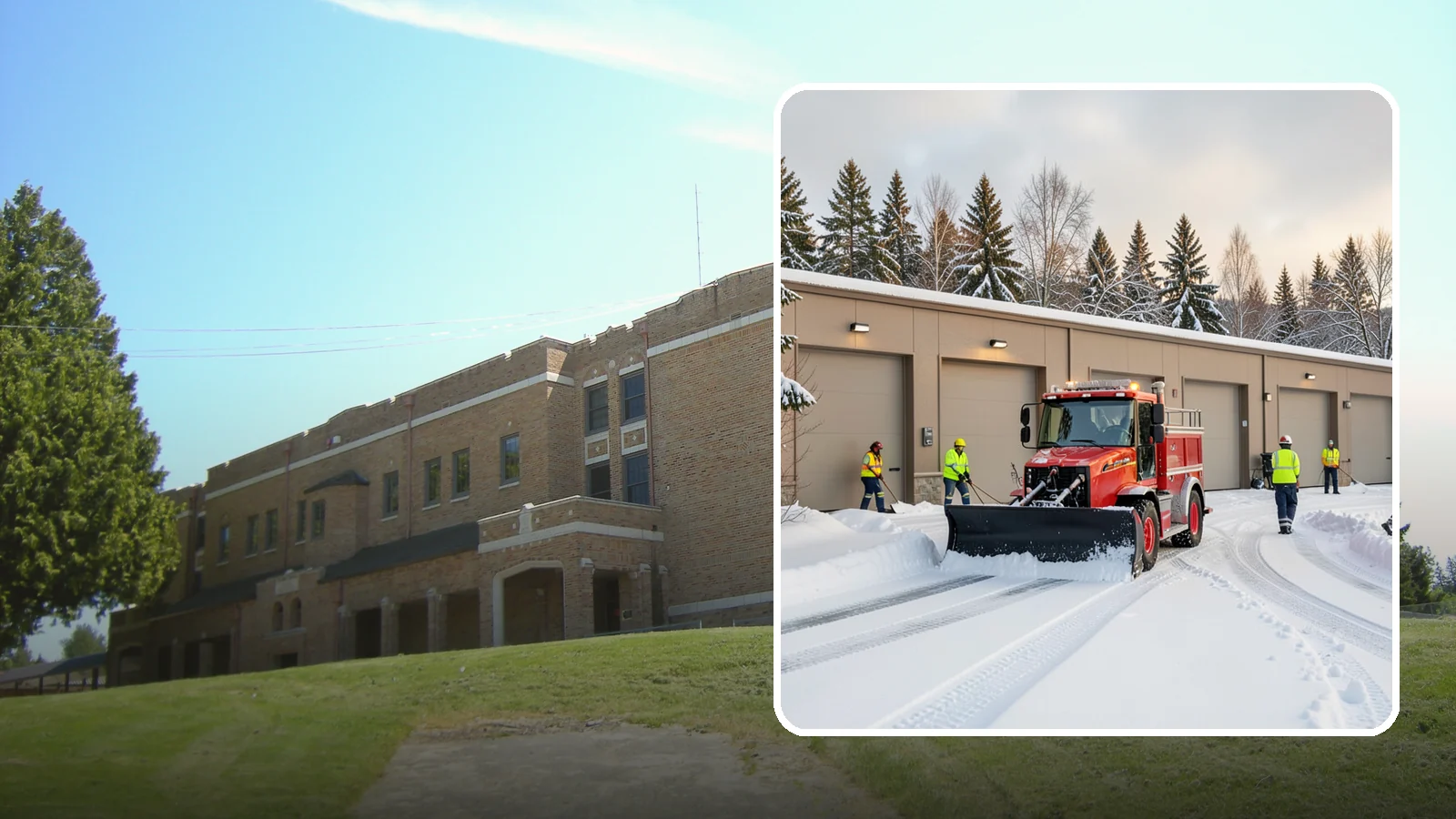 Fire Station Snow Removal in Maple Valley, King County, WA - Apparatus bays and response routes have to stay clear the second the alarm sounds, so we keep fire stations ready to roll in any...