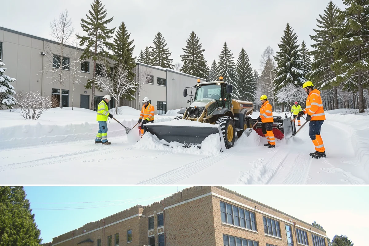Fire Station Snow Removal in Maple Valley, King County, WA - Stations need dependable readiness November through February, especially during overnight cold snaps.