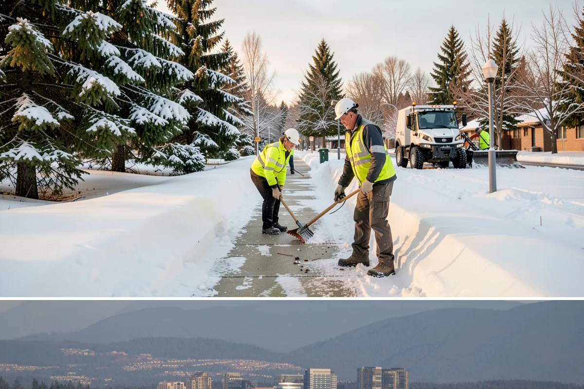Fire Station Snow Removal in Medina, King County, WA - Stations need dependable readiness November through February, especially during overnight cold snaps.