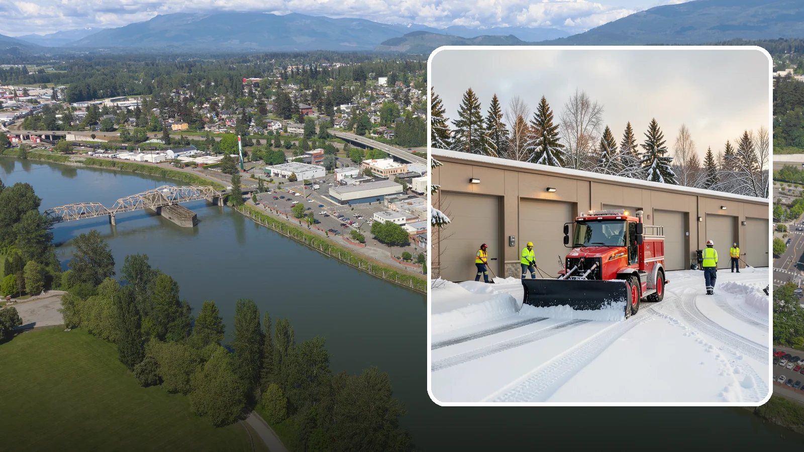 Fire Station Snow Removal in Mount Vernon, Skagit County, WA - Apparatus bays and response routes have to stay clear the second the alarm sounds, so we keep fire stations ready to roll in any...