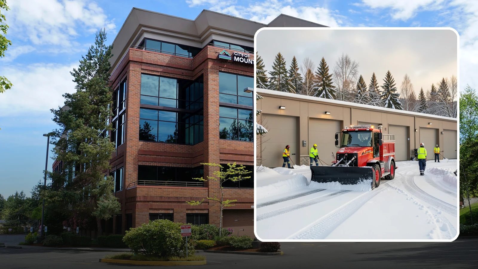 Fire Station Snow Removal in Mountlake Terrace, Snohomish County, WA - Apparatus bays and response routes have to stay clear the second the alarm sounds, so we keep fire stations ready to roll in any...