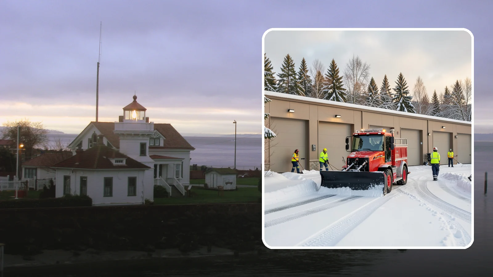 Fire Station Snow Removal in Mukilteo, Snohomish County, WA - Apparatus bays and response routes have to stay clear the second the alarm sounds, so we keep fire stations ready to roll in any...
