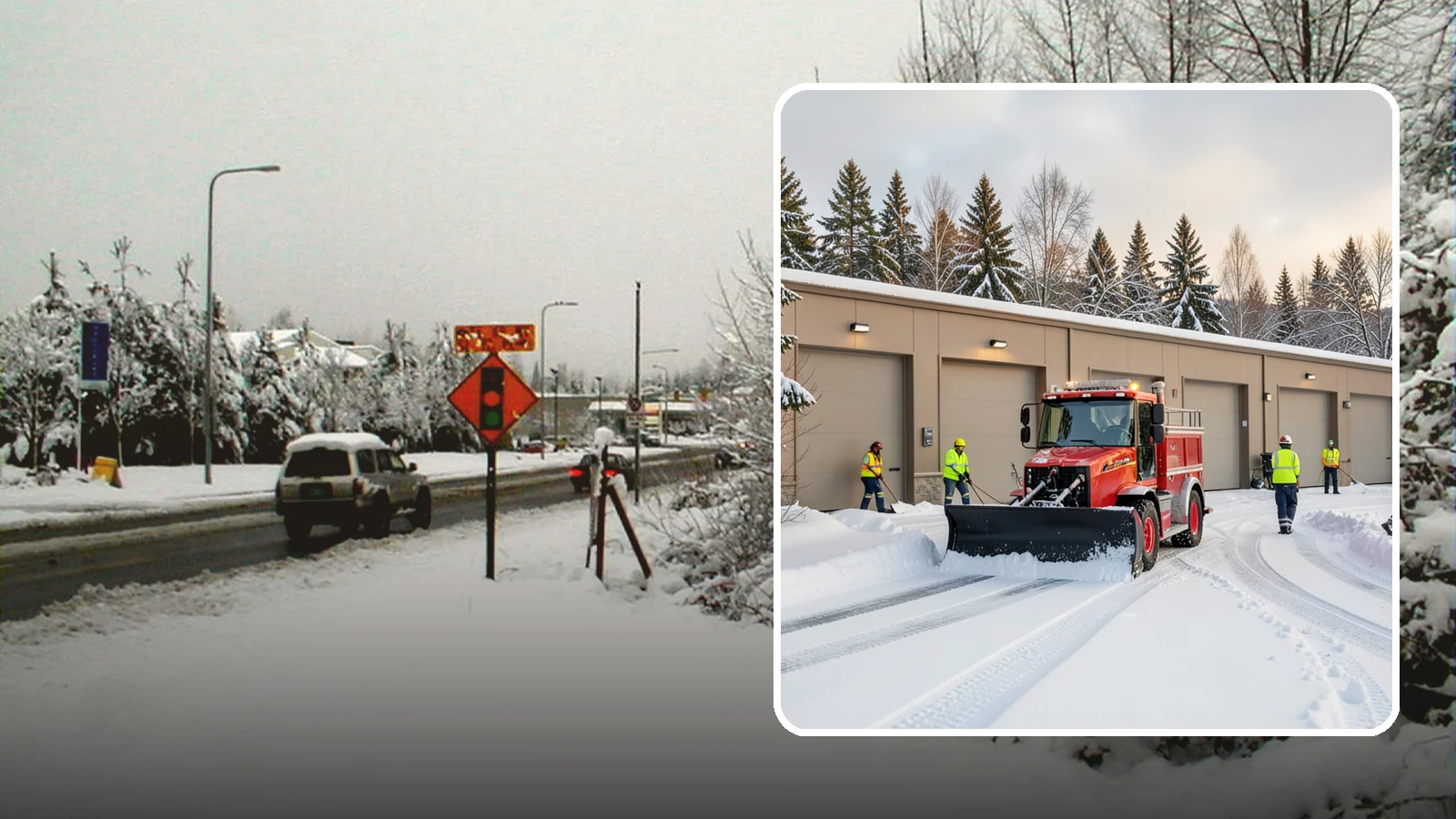 Fire Station Snow Removal in Newcastle, King County, WA - Apparatus bays and response routes have to stay clear the second the alarm sounds, so we keep fire stations ready to roll in any...