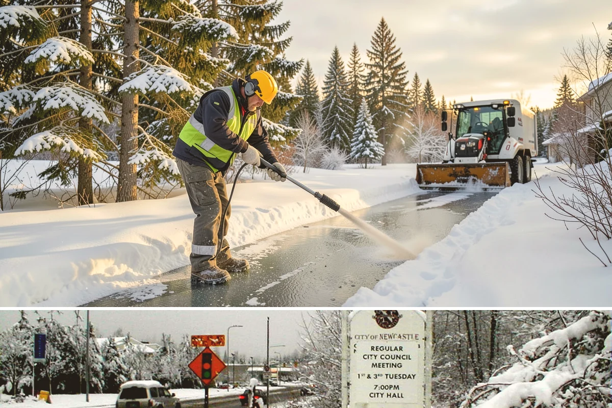 Fire Station Snow Removal in Newcastle, King County, WA - Stations need dependable readiness November through February, especially during overnight cold snaps.