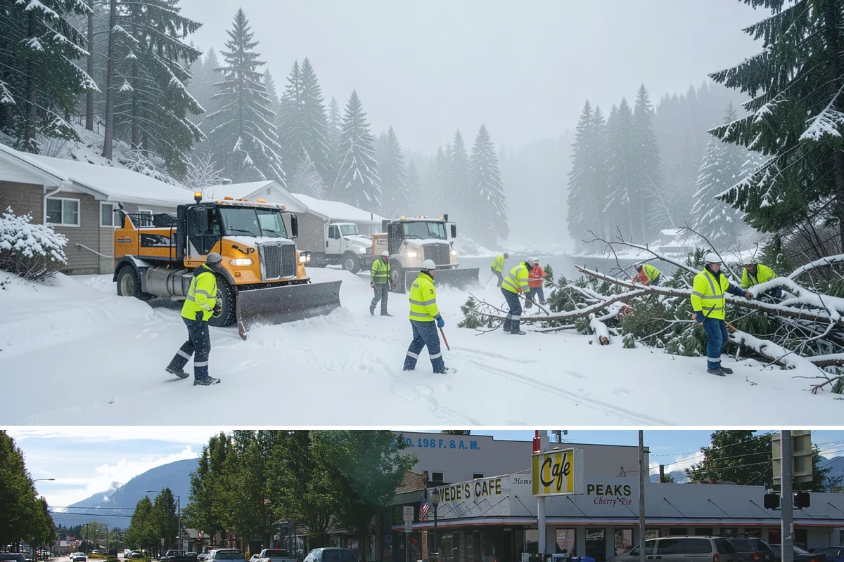 Fire Station Snow Removal in North Bend, King County, WA - Stations need dependable readiness November through February, especially during overnight cold snaps.