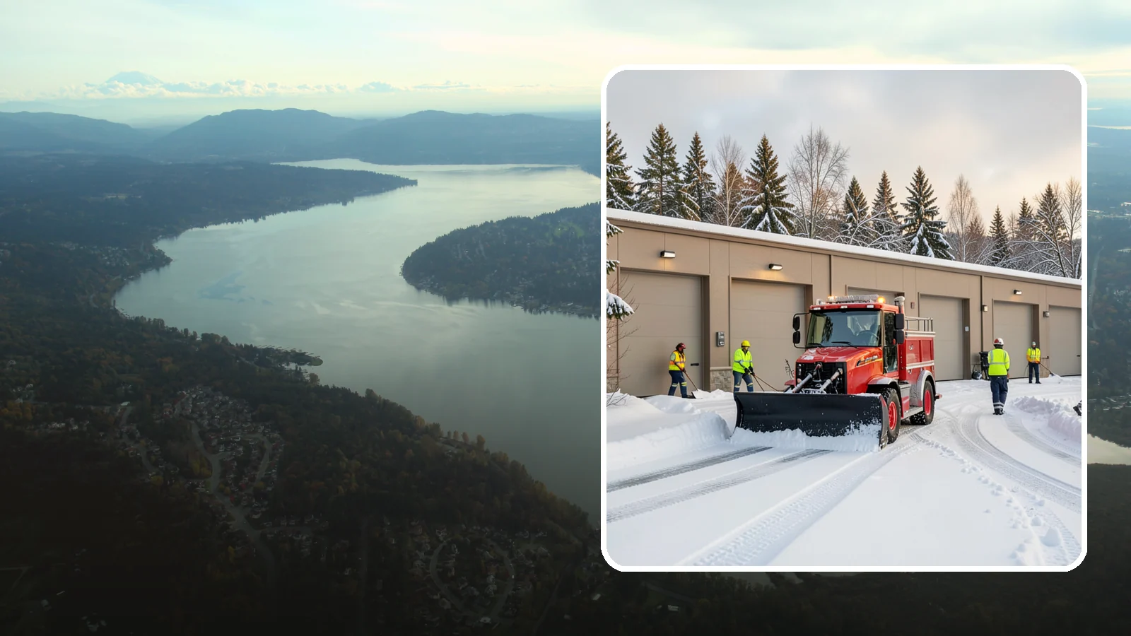 Fire Station Snow Removal in Sammamish, King County, WA - Apparatus bays and response routes have to stay clear the second the alarm sounds, so we keep fire stations ready to roll in any...