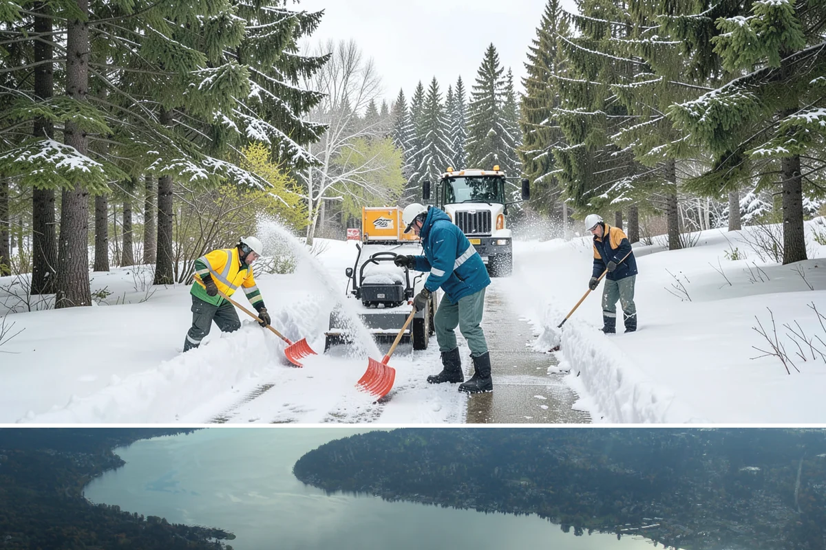 Fire Station Snow Removal in Sammamish, King County, WA - Stations need dependable readiness November through February, especially during overnight cold snaps.