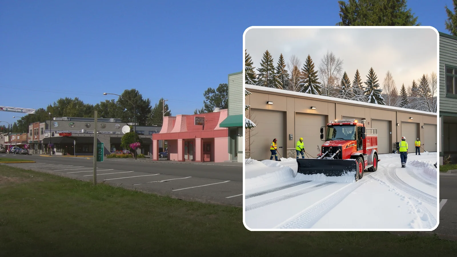 Fire Station Snow Removal in Snoqualmie, King County, WA - Apparatus bays and response routes have to stay clear the second the alarm sounds, so we keep fire stations ready to roll in any...