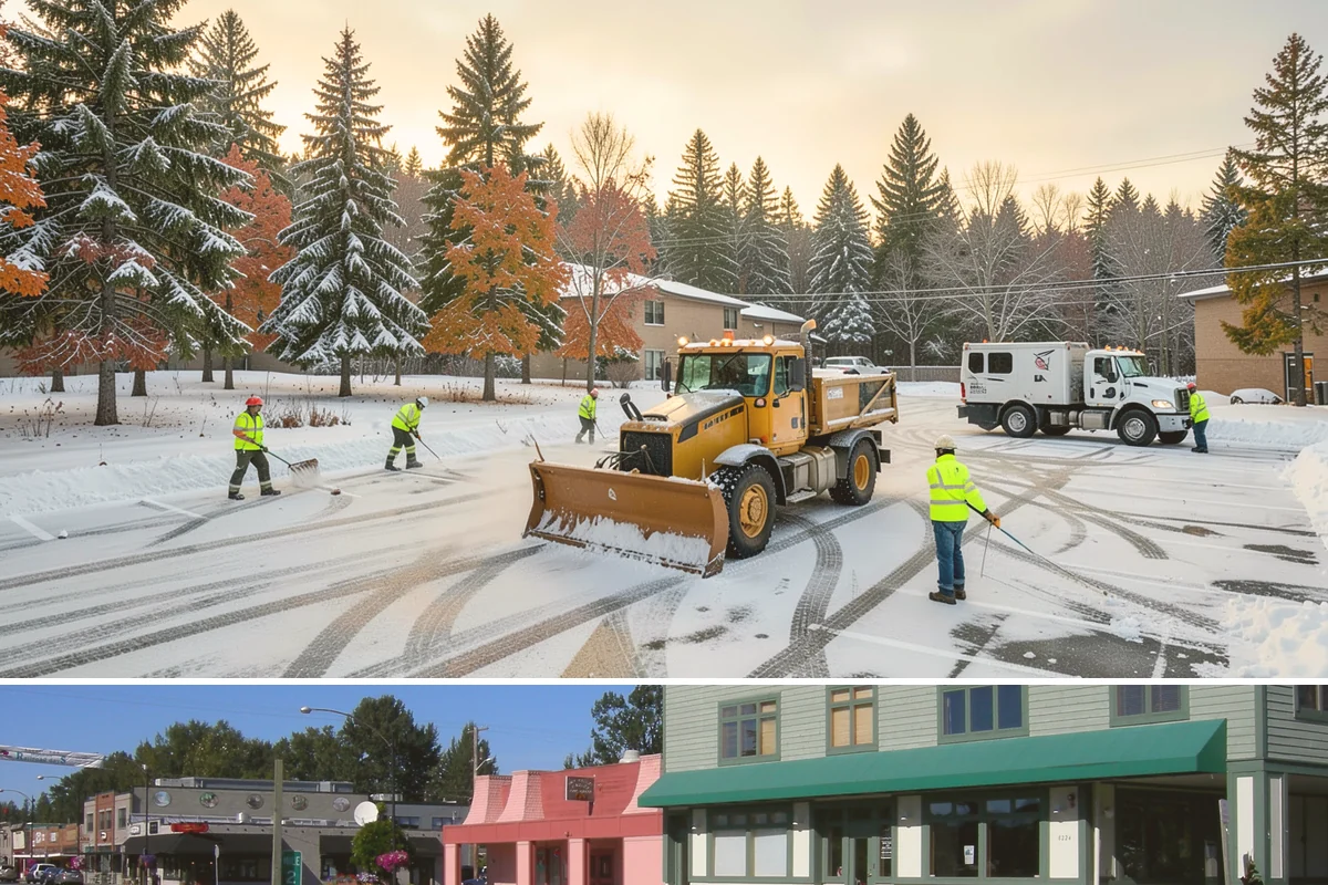 Fire Station Snow Removal in Snoqualmie, King County, WA - Stations need dependable readiness November through February, especially during overnight cold snaps.