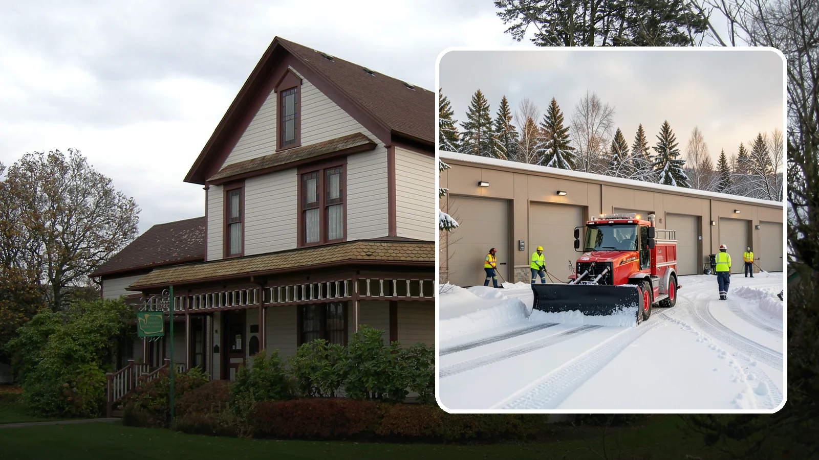 Fire Station Snow Removal in Sumner, Pierce County, WA - Apparatus bays and response routes have to stay clear the second the alarm sounds, so we keep fire stations ready to roll in any...
