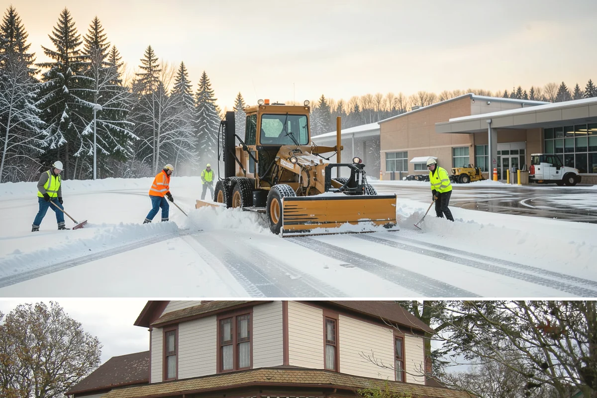 Fire Station Snow Removal in Sumner, Pierce County, WA - Stations need dependable readiness November through February, especially during overnight cold snaps.