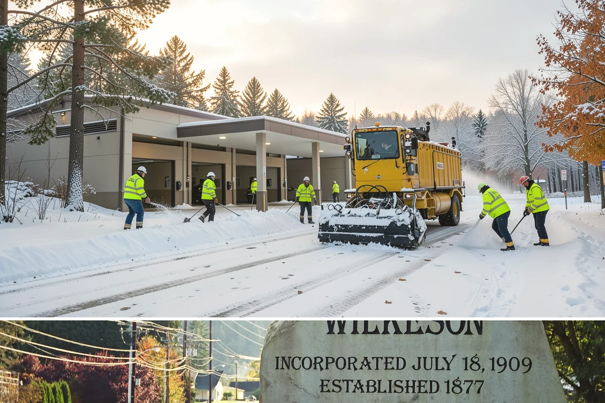 Fire Station Snow Removal in Wilkeson, Pierce County, WA - Stations need dependable readiness November through February, especially during overnight cold snaps.