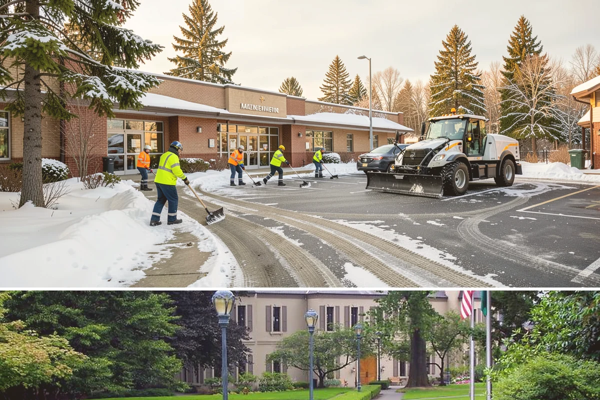 Fire Station Snow Removal in Woodinville, King County, WA - Stations need dependable readiness November through February, especially during overnight cold snaps.