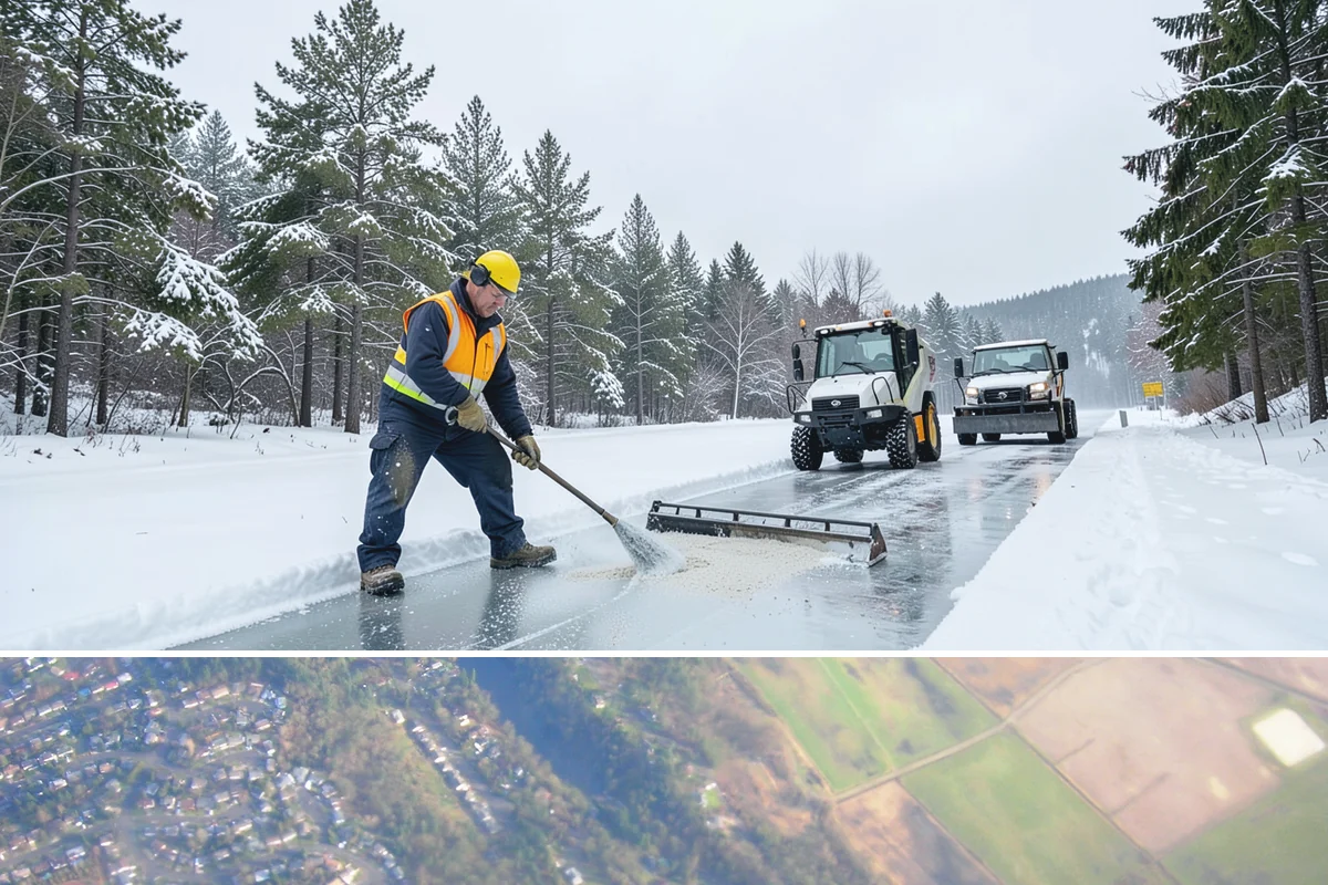 Fitness Center Deicing in Algona, King County, WA - Deicing runs the winter season, with pre-dawn readiness during freezing-rain events that catch early members off guard.