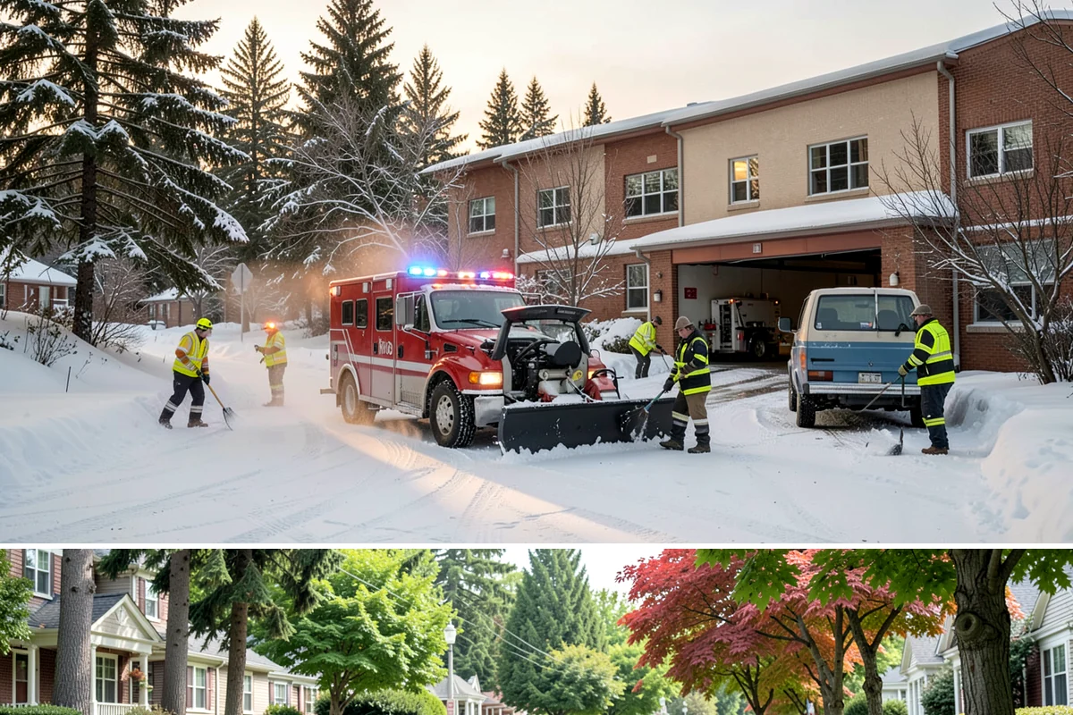 Fitness Center Deicing in Beaux Arts Village, King County, WA - Deicing runs the winter season, with pre-dawn readiness during freezing-rain events that catch early members off guard.